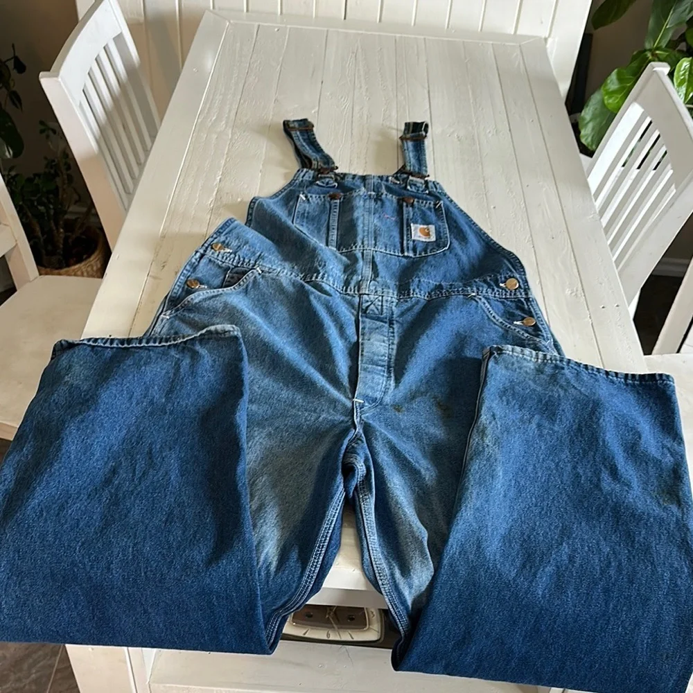 パンツ 80s~ Carhartt denim overall made in USA Carhartt | Jeans | Vintage 8s Carhartt Blue Cotton Denim Bib